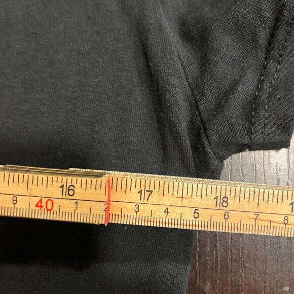 Yazbek Ella Sunflowers Black T-Shirt Women's Size Large Short Sleeve Round Neck - Picture 7 of 7